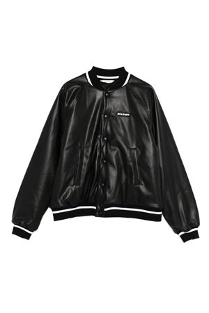 giubbotto in poliestere nero PALM ANGELS KIDS | PBEK001F25FAB0011003